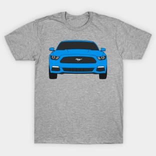 Ford Mustang Front End Grabber Blue T-Shirt